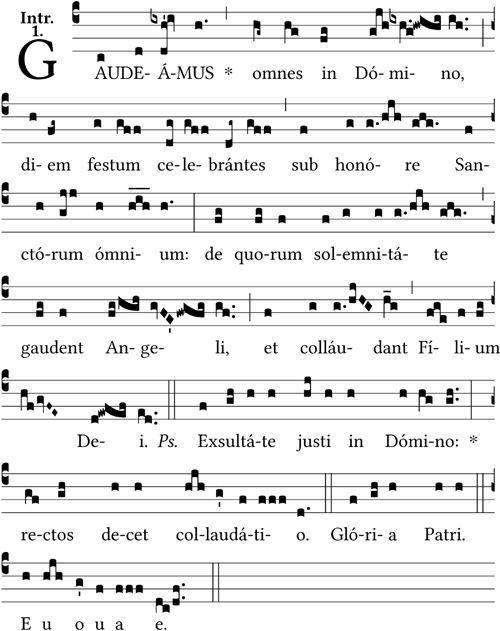 Gaudeamus chant